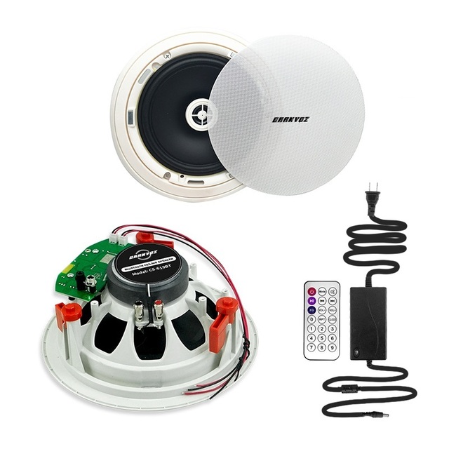 High Quality Home Theatre System Pa Speakers Active Blue Tooth 6.5"Coaxial Amplifier Ceiling Speaker