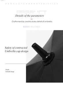 Ô Golf Storm Lớn Thẳng Tự Động Khung Màu <span class=keywords><strong>27</strong></span> Inch Tay Cầm EVA Bán Sỉ Tại Nhà Máy Trung Quốc Có In Logo - Product Image 6