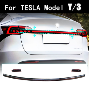 Luces de coche, luz trasera de maletero de coche para Tesla Model 3 /Model <span class=keywords><strong>Y</strong></span> 2019-2022, lámpara trasera de montaje, señal de giro de parada - Product Image 2