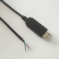 USB à RS485 Câble 4 BROCHES câble Série FTDI Chip avec UN B SCR GND Fil Fin Pour LE PLC modBus ProfiBus
