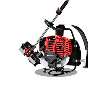 High-<b>power</b> Four-stroke Pure Gasoline Backpack Type Lawn Mower Open Wasteland Weeding Mowing Machine Brush Cutter - Product Image 1