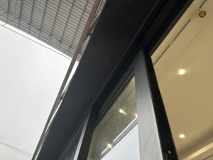 Zanzara in acciaio inox a doppio vetro temperato moderna in lega di alluminio Villa a prova di vento porte scorrevoli in alluminio per la casa - Product Image 4