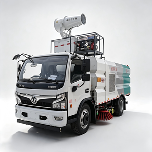 Camion de nettoyage routier 8000L 4x2 avec système de récupération de boue et balayeuse de lavage profond - Product Image 1