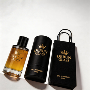 Elegante Botella de Perfume Transparente con Fondo Grueso, Personalizable, con Atomizador, 50ml 75ML, Botella de Vidrio Cristal Vacía - Product Image 6