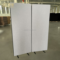 Écran de séparation debout libre flexible de décor intérieur de la conception innovatrice 24Mm de cloison de séparation de tissu insonorisant de Offre Spéciale