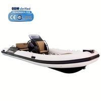 Bateau semi-rigide RHIB à coque en aluminium, gonflable, 10 personnes, 600 cm, Achilles Hypalon, avec cabine de luxe pour la pêche, fabriqué en Chine, faible MOQ