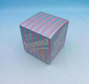 Boîte mystère personnalisée en carton avec bande de déchirement pour mini-tasses à glace molle imprimées sur mesure - Product Image 6