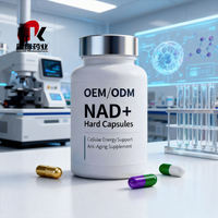 Capsules dures NAD Plus, complément nutritionnel GMP, étiquette privée OEM, vente en gros en vrac, complément NAD