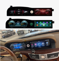 Reproductor Android de Pantalla Dual de 24.6 Pulgadas para Mercedes Benz Clase S W221 2006-2013, Radio de Auto, Estéreo, Multimedia, DSP, Carplay