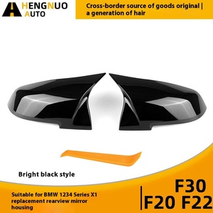 ฝาครอบกระจกมองหลังแบบเปลี่ยนทดแทน ABS รุ่น 1234 ซีรีส์ X1/F20 F22 F30 สีดำเงา สำหรับดัดแปลง ใช้ได้ทั้งซ้ายและขวา ปิดจุดบอด HN-H00 - Product Image 3