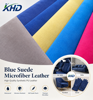 Tissu en daim de haute qualité, cuir synthétique PU, microfibre artificielle pour chaussures, voitures, canapés, sièges de voiture, meubles, plafond de voiture