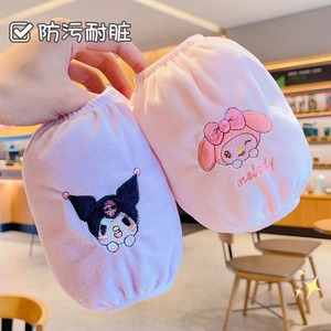 ปลอกแขนป้องกันเด็กสีแดงสดใสฤดูใบไม้ร่วงฤดูหนาวพิมพ์ลายการ์ตูนน่ารักให้ความอบอุ่นสำหรับเด็กผู้หญิง - Product Image 3
