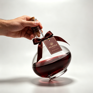 En stock, bouteille de vin personnalisable, bouteille de liqueur en verre transparente de 500 ml, bouteille de <span class=keywords><strong>tequila</strong></span> ronde de luxe unique, design personnalisé <span class=keywords><strong>Agave</strong></span> - Product Image 1