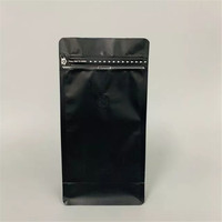 Sachet à fermeture éclair à quatre soudures pour l'emballage de grains de café, de snacks, de noix, de thé en poudre, d'aliments pour animaux de compagnie et de fruits secs