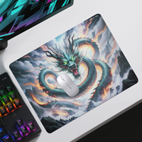 Mousepad Gaming Kaca Laris Manis, Alas Mouse Berkualitas Tinggi, Anti Air, Ukuran Besar, Alas Meja Custom untuk Gaming