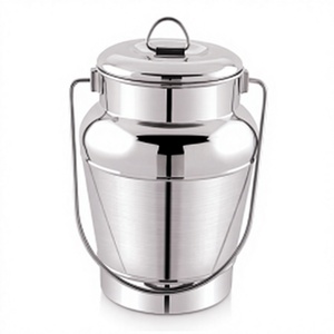 Thermos en acier inoxydable avec poignée, hermétique, isolé, de qualité alimentaire, compatible lave-vaisselle, design moderne, utilisation en cuisine - Product Image 1