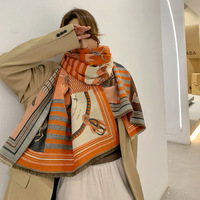 Nouvelle Cape Chic Style Européen et Américain 2026, Tendance Internet pour Streaming en Direct, Manteau Long Épais en Polyester à Motifs Géométriques