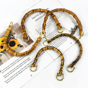 Deepeel Bs445 10.5/12/13Cm Túi Xách Phụ Kiện Bằng Gỗ Tự Nhiên Cổ Điển Túi Xử Lý Tre Tự Nhiên Khung Ví - Product Image 5