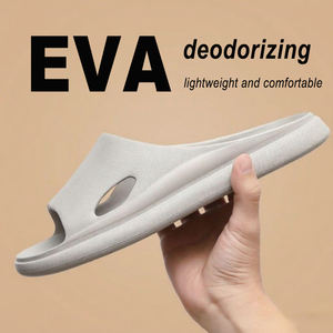 Sonbahar Mevsimi İçin Termal Transfer Baskılı, Taşınabilir Tasarım, Hafif ve Kaymaz Özellikli Promosyon Modern EVA Ev Terlikleri - Product Image 1