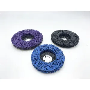 Hot selling black purple blue three color diamond grinding tools metal special quick strip polishing disc strip disc