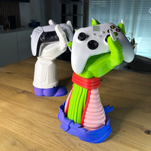 Soporte para Control de Videojuegos con Forma de Brazo del Rey Demonio <span class=keywords><strong>Piccolo</strong></span> de Dragon Ball, Base Universal, Adorno de Escritorio - Product Image 3