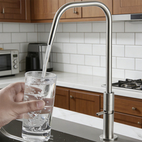 Robinet de cuisine à design populaire pour purificateur d'eau RO, robinet en acier inoxydable SUS 304, accessoires pour purificateur d'eau de Chine