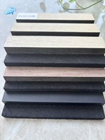 Panneau acoustique 21x600x2400mm, panneau mural insonorisant en placage MDF pour la décoration des murs et plafonds intérieurs