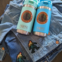 Patchs personnalisés pour collectionneurs Bigfoot Patchs en tissu brodé par sublimation