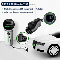 Adaptateur de charge DC pour véhicules électriques GBT vers NACS 250A, IP54, contacts argentés, vente en gros, directement de l'usine pour l'alimentation des flottes