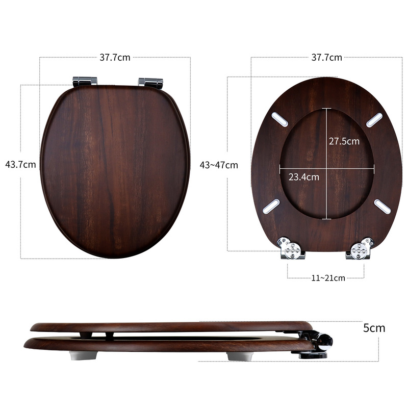 Factory Direct MDF Wooden Toilet Seat