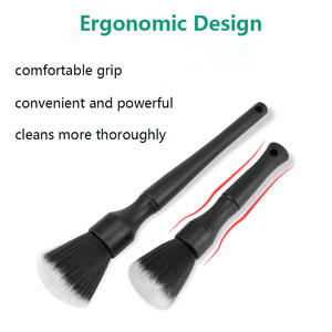 Spazzola Personalizzabile in Setole Sintetiche Morbide Premium <span class=keywords><strong>per</strong></span> Pulizia <span class=keywords><strong>Auto</strong></span>, Dettagli e Lavaggio <span class=keywords><strong>Interni</strong></span> o Esterni - Product Image 3