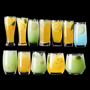 Vente chaude, gobelet en verre borosilicate transparent haut de gamme, gobelet à boire, verres à café, verres à boisson, gobelet en verre transparent - Product Image 2