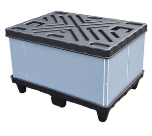 Factory Direct Sales Folding Plastic Cargo Box Plastic Corrugated Pallet Box