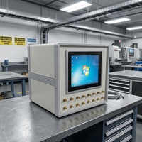 Jauge de mesure pneumatique multi-sondes à 8 canaux avec boîtier en aluminium et enregistrement de données SPC pour l'inspection en production de masse