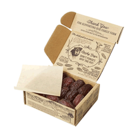 Custom Luxe Dubai Ramadan Geschenkdozen Voor Vers Fruit Chocolade Datering Verpakking Gerecycled Spons Gevoerd Vers Gerecycled Spons