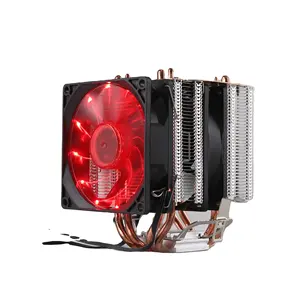 LGA 17001200 serin fırtına CPU soğutucu 4 isı borular 90mm 3 Pin LGA 1200 115x cpu fan