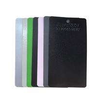 Revêtement en poudre époxy brillant personnalisé aux couleurs Pantone et RAL pour façades architecturales, arts métalliques et artisanat