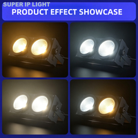 Luz Cegadora LED de 400W, 5 Colores, 2 Ojos, Control DMX512, Efecto de Iluminación para Audiencia, Luces Faciales para Espectáculos