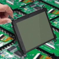 Modul Layar Grafis Karakter Dot Matrix LCD COG Kelas Industri 3,8 Inci Resolusi 320x240 Layar Sentuh Putih Stabil 3.3V