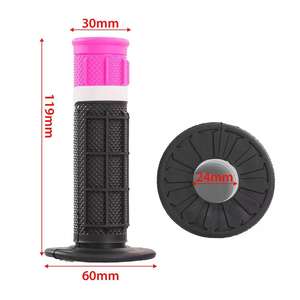 Cubierta de Manillar de Goma Tricolor Modificada para Motocicleta, Accesorios Universales para Vehículos Todoterreno, 22x24mm - Product Image 3