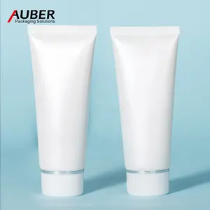 100% Sustainable Eco-Friendly Flat Oval Sugar Cane Sugarcane Resin Tube Cosmetic Packaging For Hand Cream Body Lotion