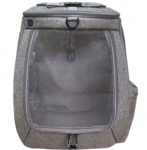 Free Sample Premium <b>Cat</b> <b>Backpacks</b> for <b>Carrying</b> <b>Cats</b> Travel, Hiking Use - Grey Mesh <b>Backpacks</b> for Small, Medium, Large <b>Cats</b> up - Product Image 2
