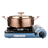 Voyage en plein air Butane four en plein air Camping accessoires cuisson unique Propane Butane brûleur Mini Portable Camp cuisinière à gaz cuisinière