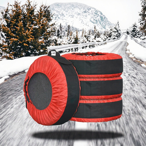 Housse de roue de secours saisonnière durable de style sport pour Toyota avec poignée, en matériau automobile, anti-poussière et anti-rayures - Product Image 2