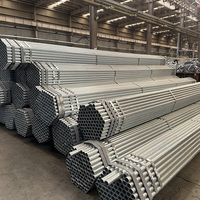 Tuyau en acier rond GI 21,3-48,3 mm pré-galvanisé pour support solaire hors réseau et poteau de montage