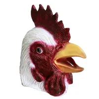High Quality Latex Animal Head Mask, Chicken, Farm