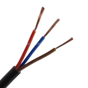 High quality 3cores RVV power cable from China factory