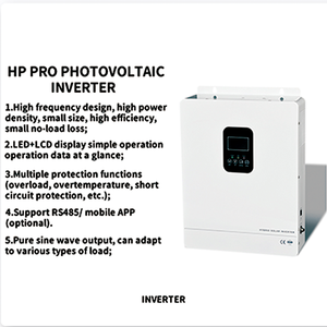 Stock UE Onduleur tout-en-un 5KW+10KWh avec chargeur rapide pour pack de batteries solaires BIPV LiFePO4, entièrement noir, 98% d'efficacité, cellules de 182mm - Product Image 3