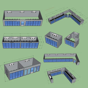 경쟁력있는 가격 워크 인 콜드 룸 냉동 모듈 식 도매 냉동고 용기 냉장 보관실 - Product Image 4