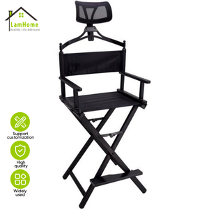 Chaise de maquillage moderne pliante en aluminium pour l'extérieur Mobilier de jardin de coiffure portable pour le parc - Product Image 3